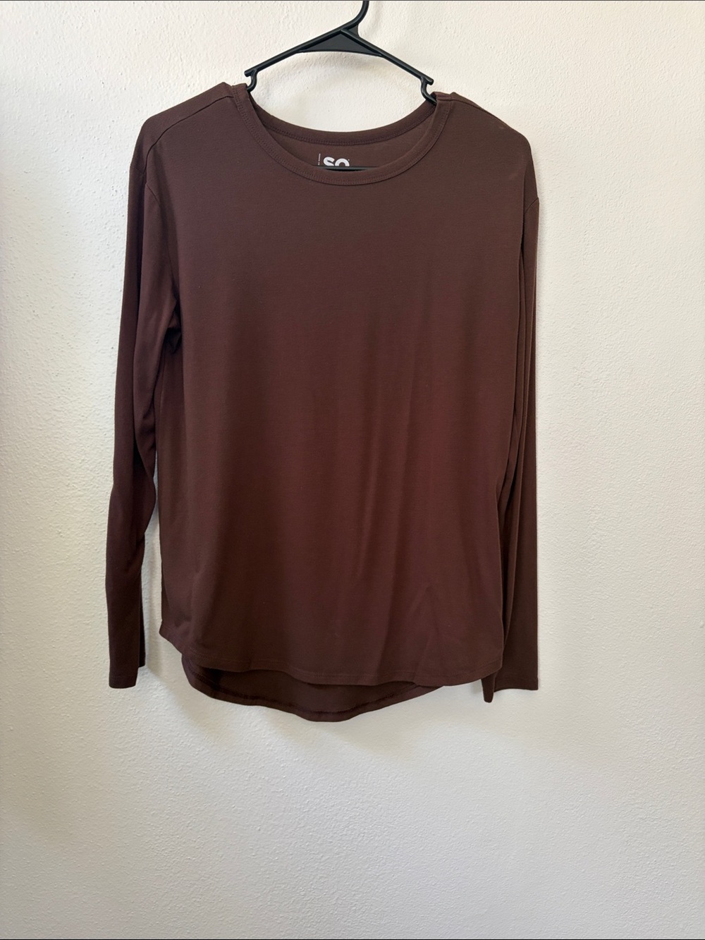 SO Women’s Brown Long Sleeve Top